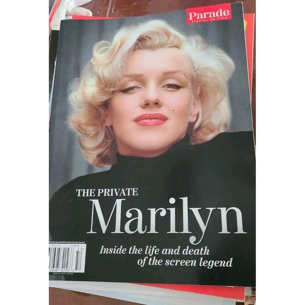 THE PRIVATE MARILYN MONROE 2025 PARADE Magazine The LEGEND'S  LIFE & DEATH New